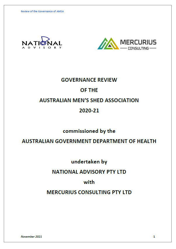 AMSA Governance Review – final report