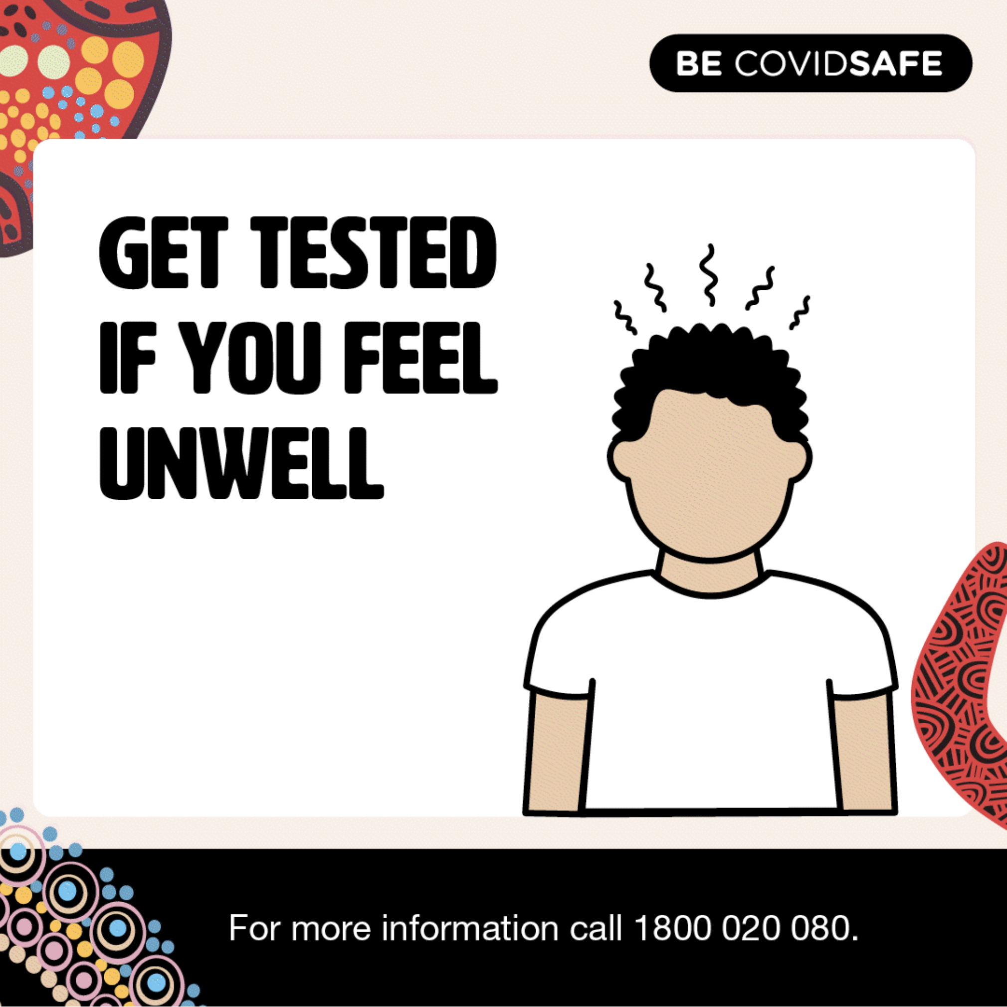 Coronavirus (COVID-19) – Social animation – Get Tested (Aboriginal and Torres Strait Islander peoples)