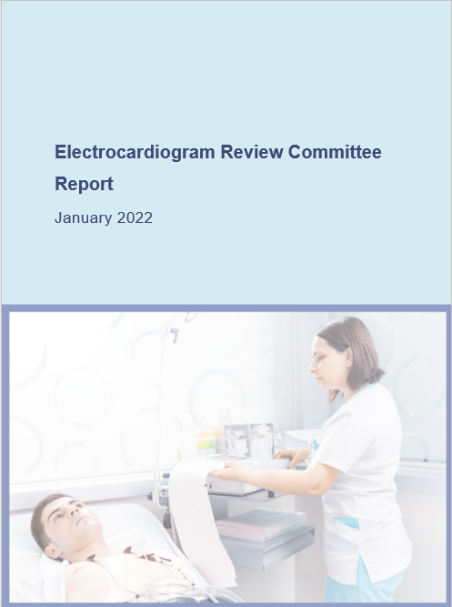 Electrocardiogram Review Committee Report 