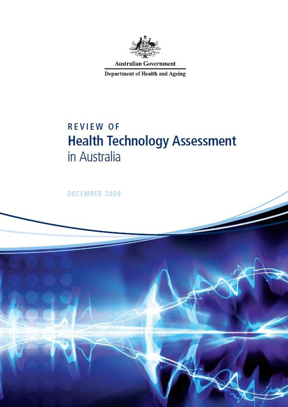 Review of health technology assessment in Australia cover image