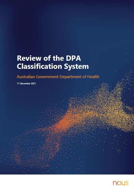 Review of the DPA Classification System 