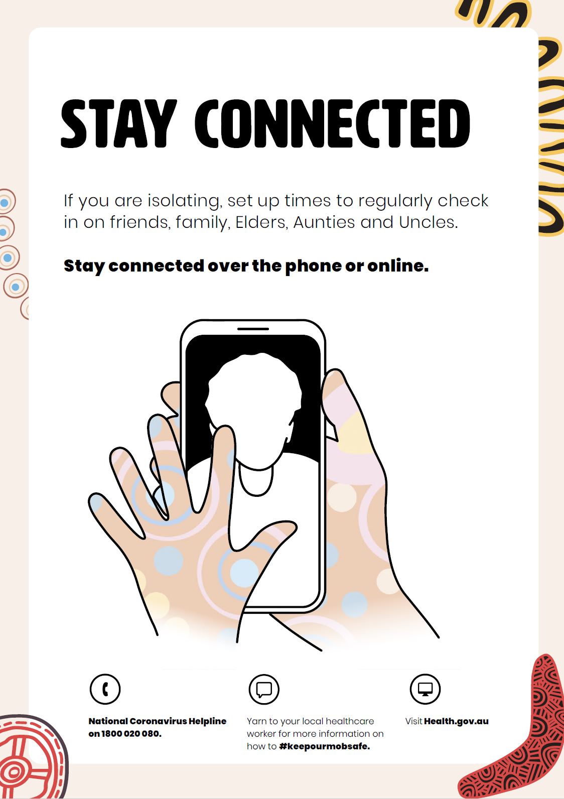 Print resource – Stay connected