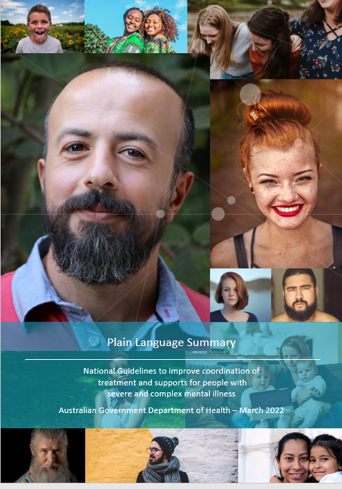 Plain language summary – National Guidelines to improve coordination of treatment and supports for people with severe and complex mental illness