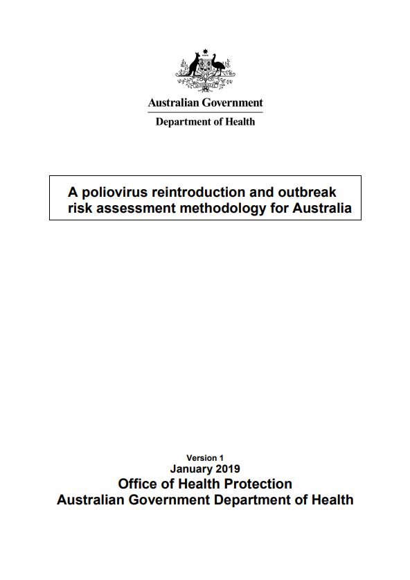 A poliovirus reintroduction and outbreak  risk assessment methodology for Australia