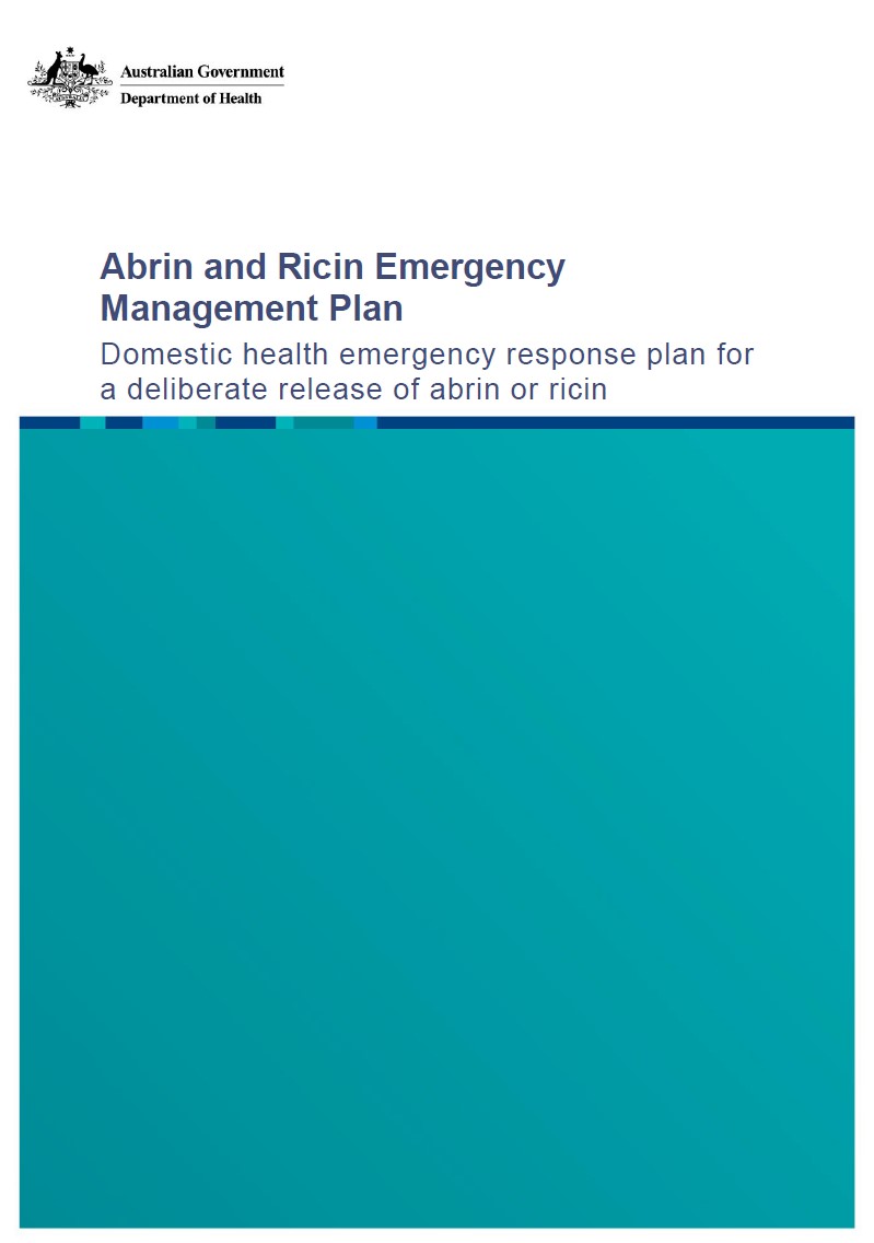 Abrin and Ricin Emergency Management Plan