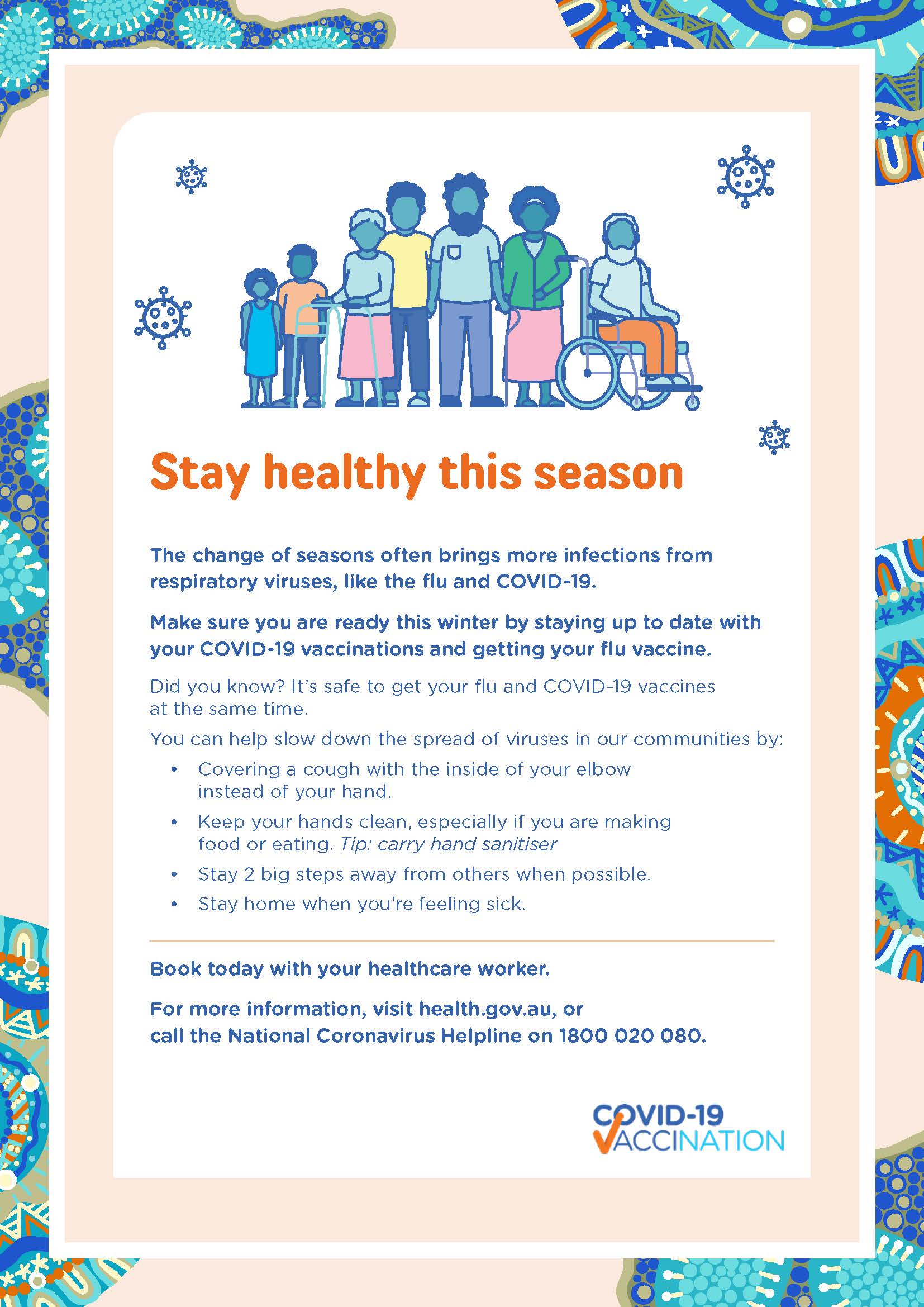 COVID-19 vaccination – Stay healthy this season (Aboriginal and Torres Strait Islander people)