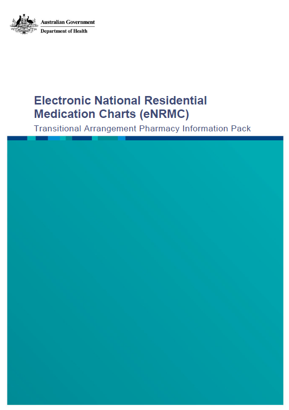Cover image for Electronic National Residential Medication Charts (eNRMC) transitional arrangement – Pharmacy information pack