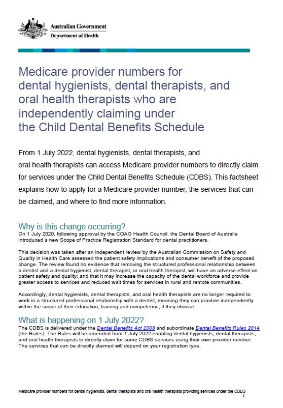 medicare-provider-numbers-for-dental-hygienists-dental-therapists-and