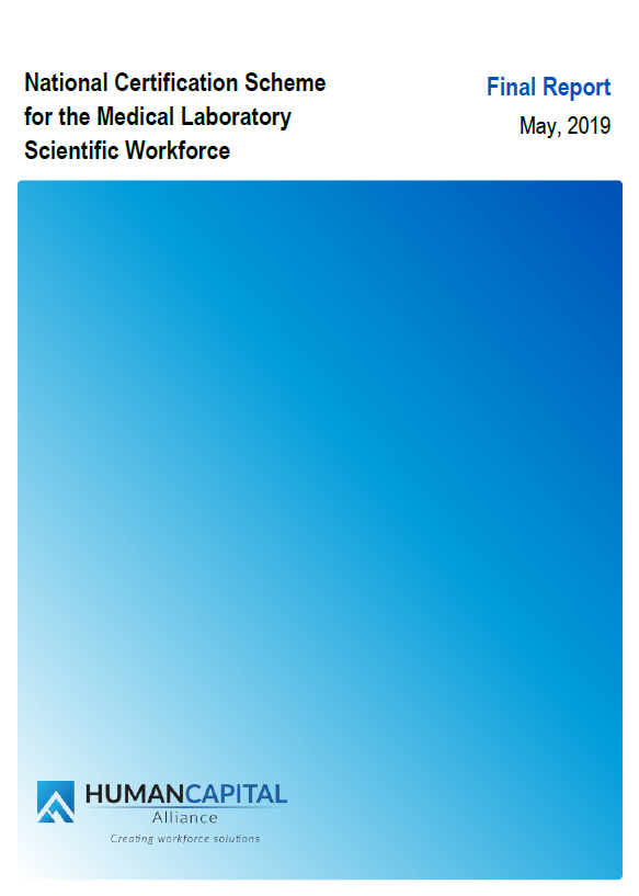 Cover image for Quality Use of Pathology Program (QUPP) – Final report for the National Certification Scheme for the medical laboratory scientific workforce project