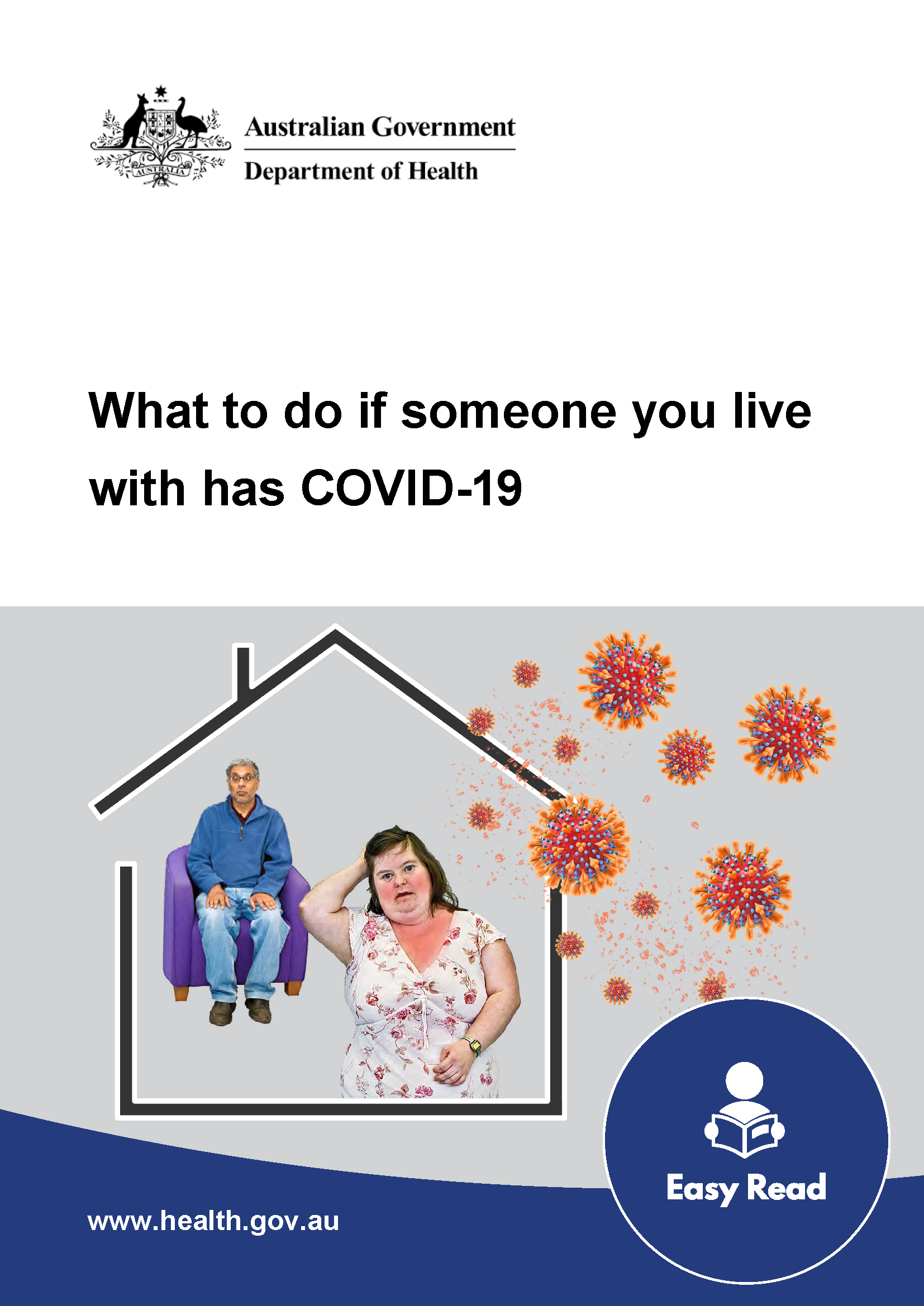 What to do if someone you live with has COVID-19 (Easy read)