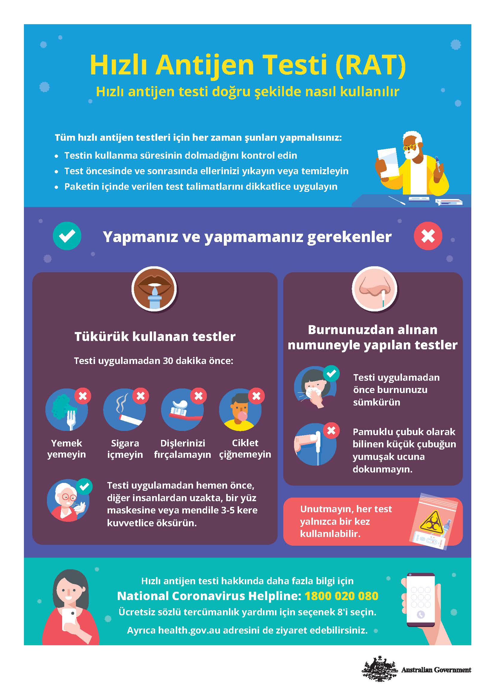 Hızlı antijen testi doğru şekilde nasıl kullanılır 