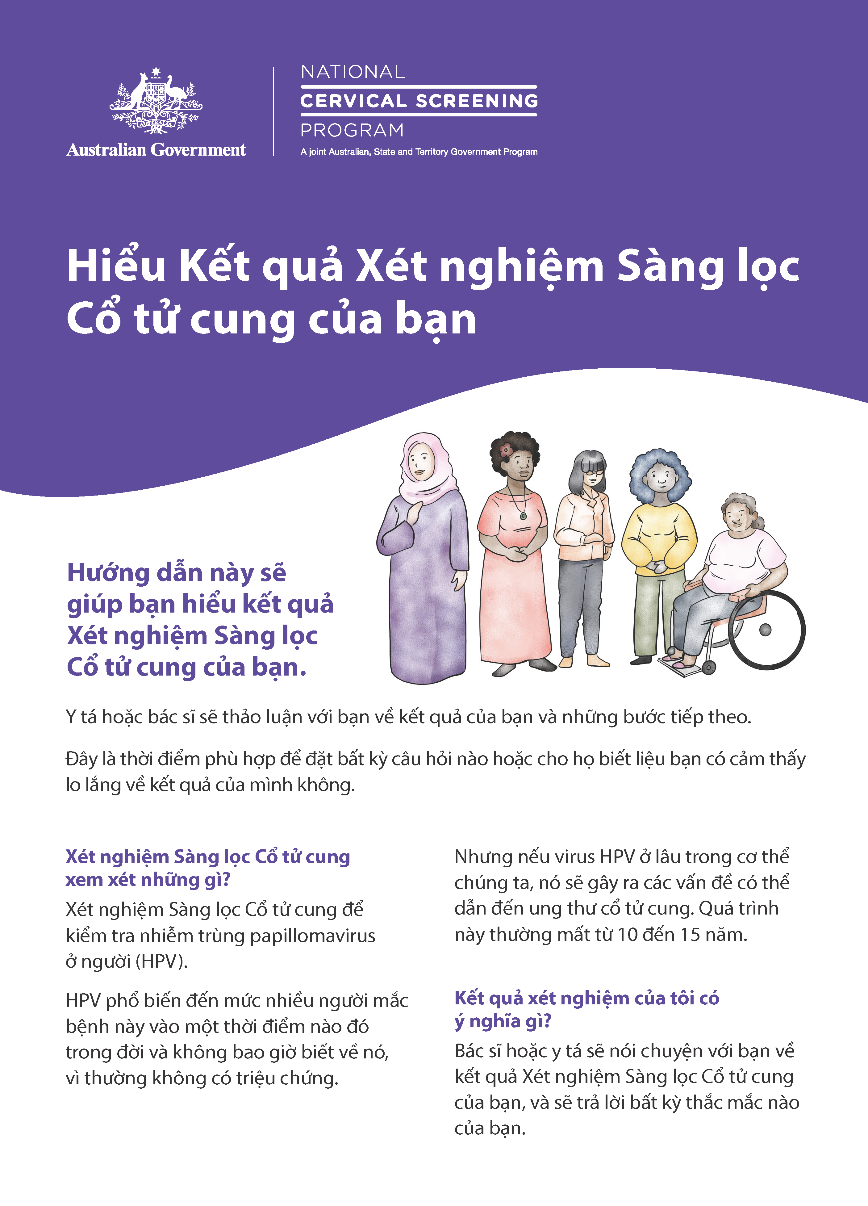 NCSP CALD results guide A4 size Vietnamese