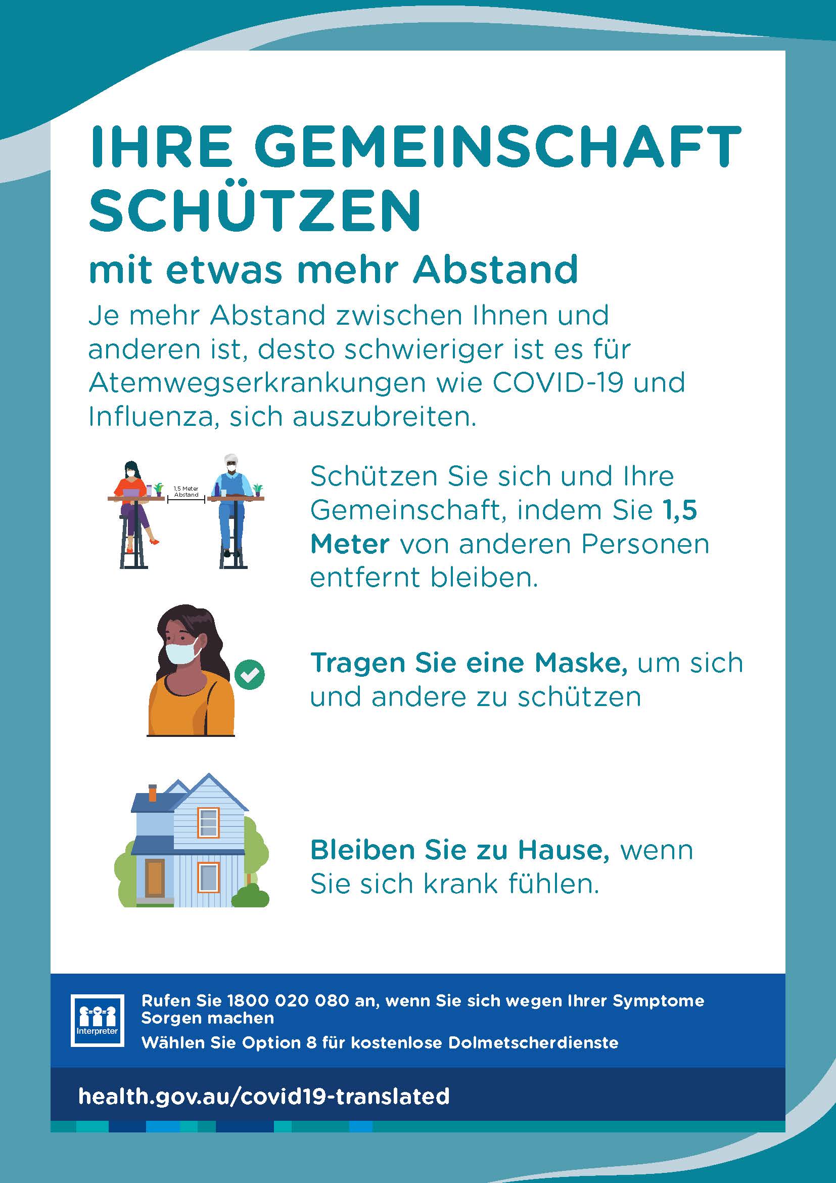 Schützen Sie Ihre Gemeinschaft mit etwas mehr Abstand