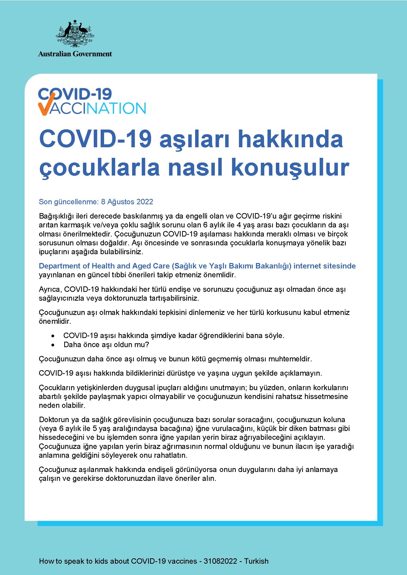 5-11 yaş grubundaki çocuklar için COVID-19 aşıları onaylanmıştır