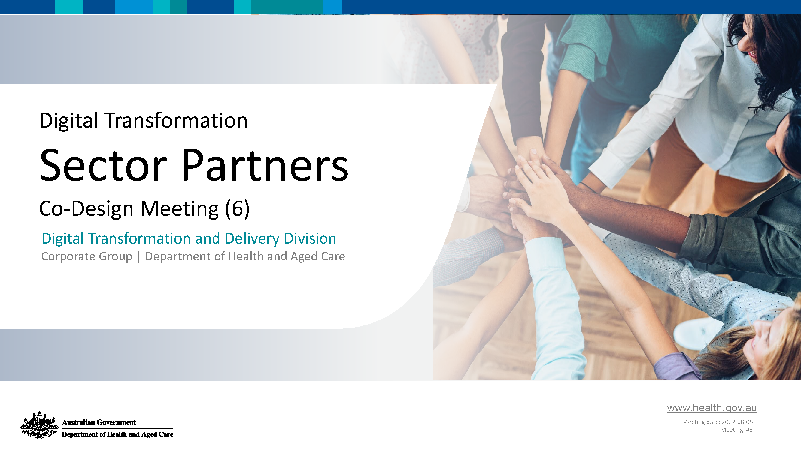 Digital Transformation Sector Partner #6 presentation