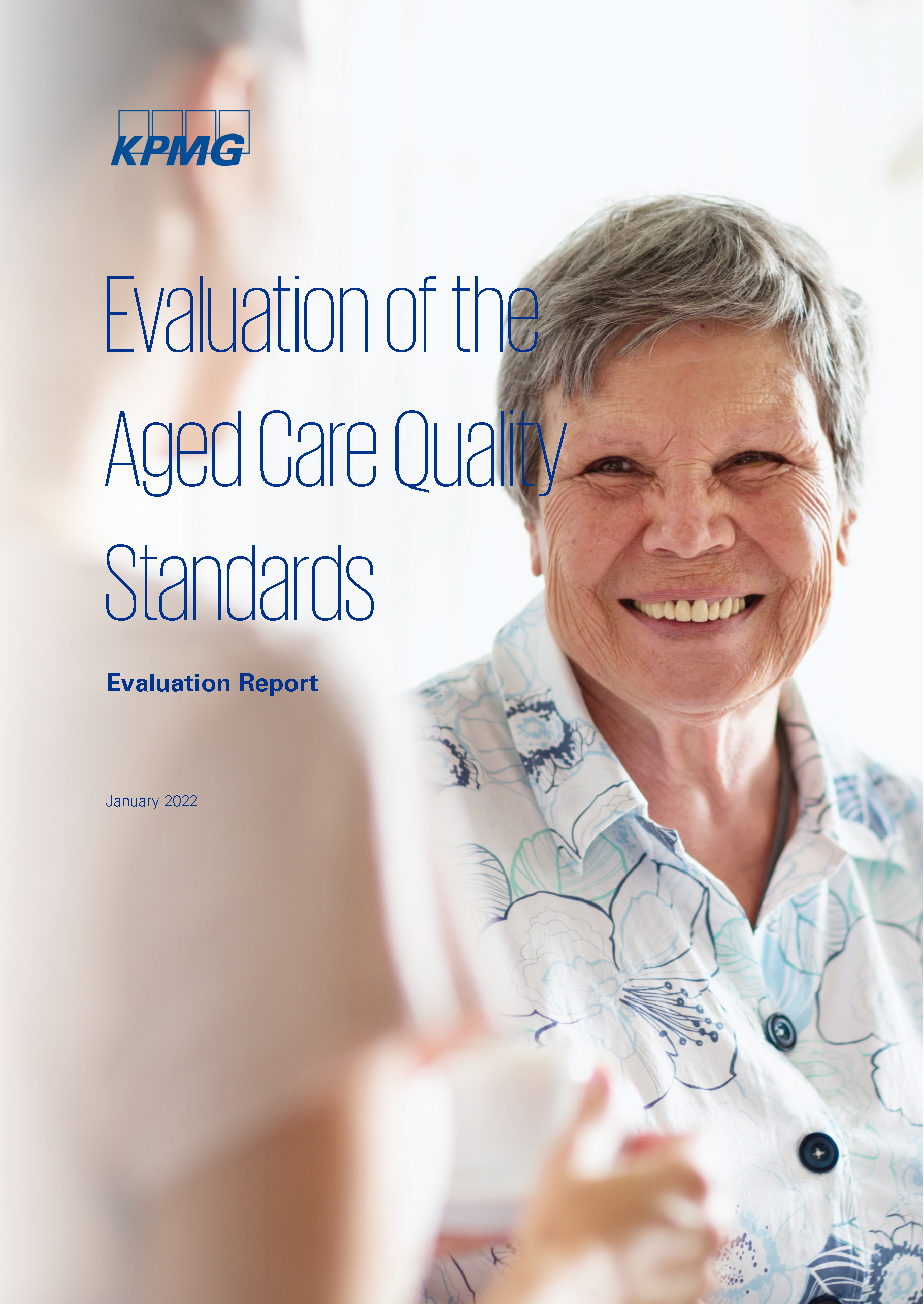 Evaluation of the Aged Care Quality Standards – Evaluation Report cover