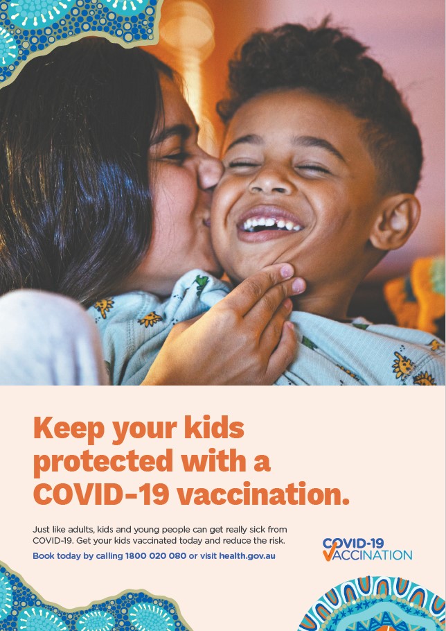 COVID-19 vaccination – Keep your kids protected with a COVID-19 vaccination (Aboriginal and Torres Strait Islander people)