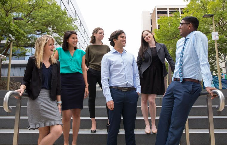 Photographic image of graduate students in the public health