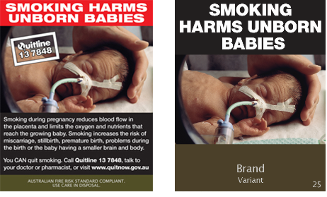 Health Warnings On Tobacco Products Australian Government Department Of Health
