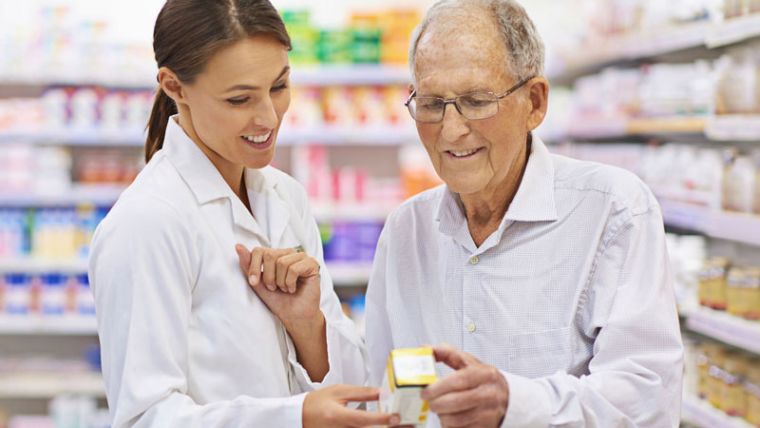 image of man and pharmacist