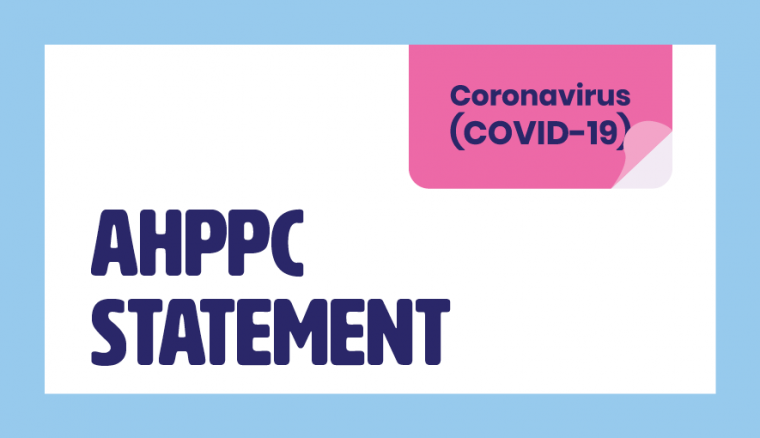 Coronavirus (COVID-19) AHPPC statement