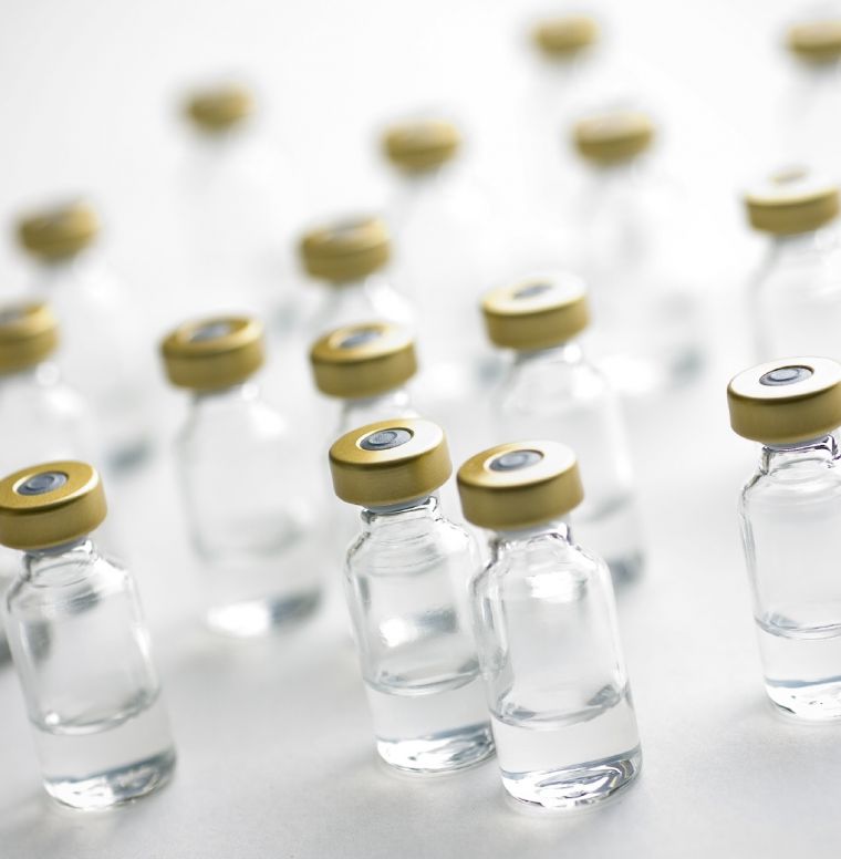 Image of vials of vaccines