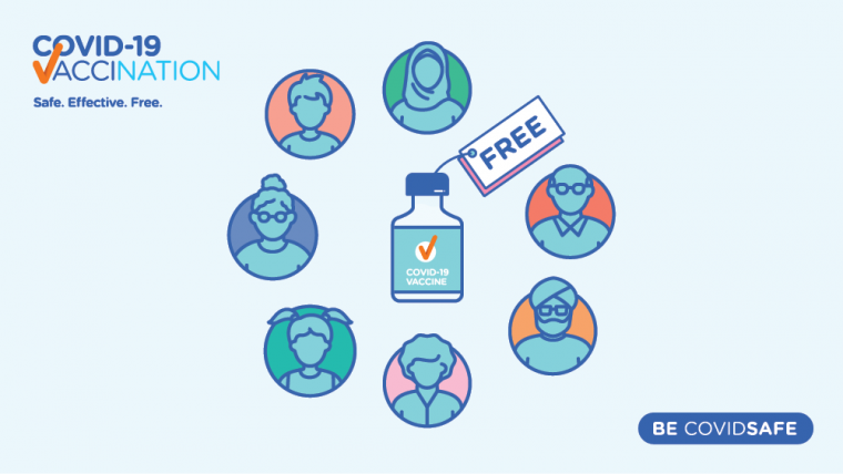 Resultado de imagen de australia free vaccine covid
