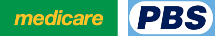 Medicare and Pharmaceutical Benefits Scheme logos