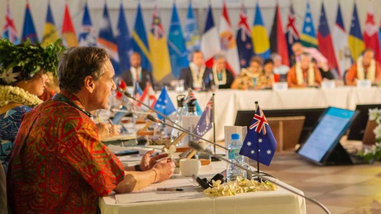 Health Minister Greg Hunt attending the Pacific Health Ministers Meeting