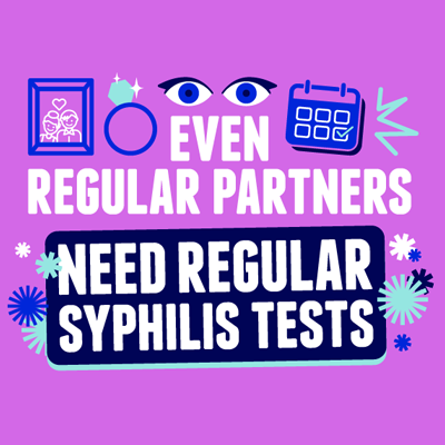Even regular partners need regular syphilis tests