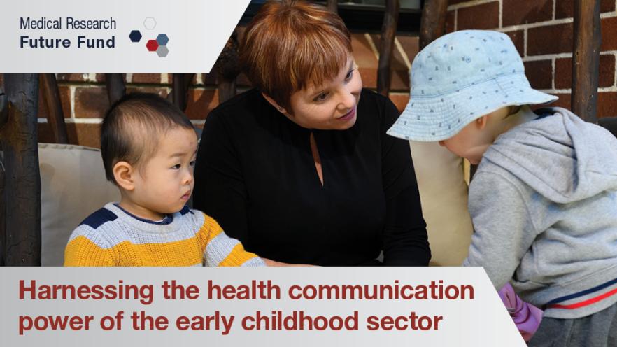 Cover mage harnessing the health communication power of the early childhood sector