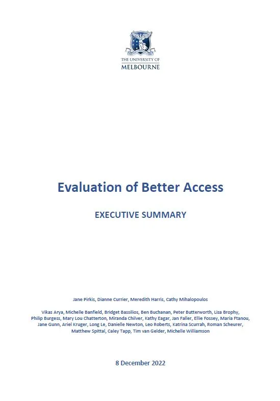 BA Evaluation – Executive Summary