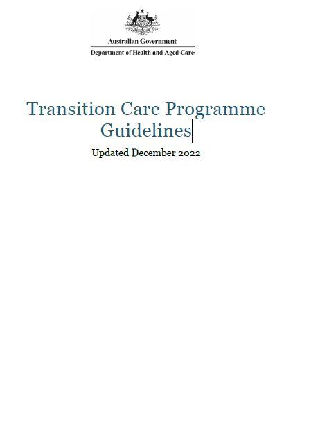 Transition Care Programme Guidelines