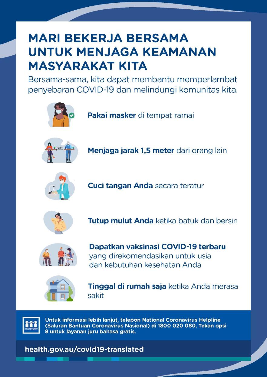 Jaga keamanan komunitas kita – poster