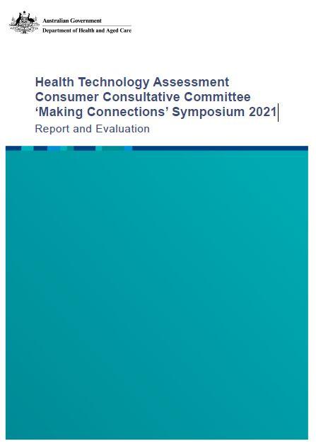 Cover page HTA CCC Making Connections symposium 2021 – Report and Evaluation