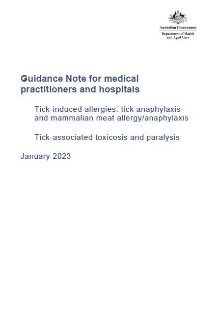 Cover page for Tick-induced allergies