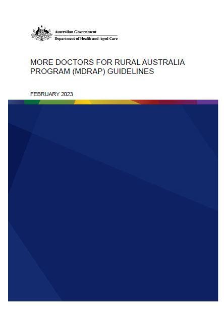 More Doctors for Rural Australia Program guidelines
