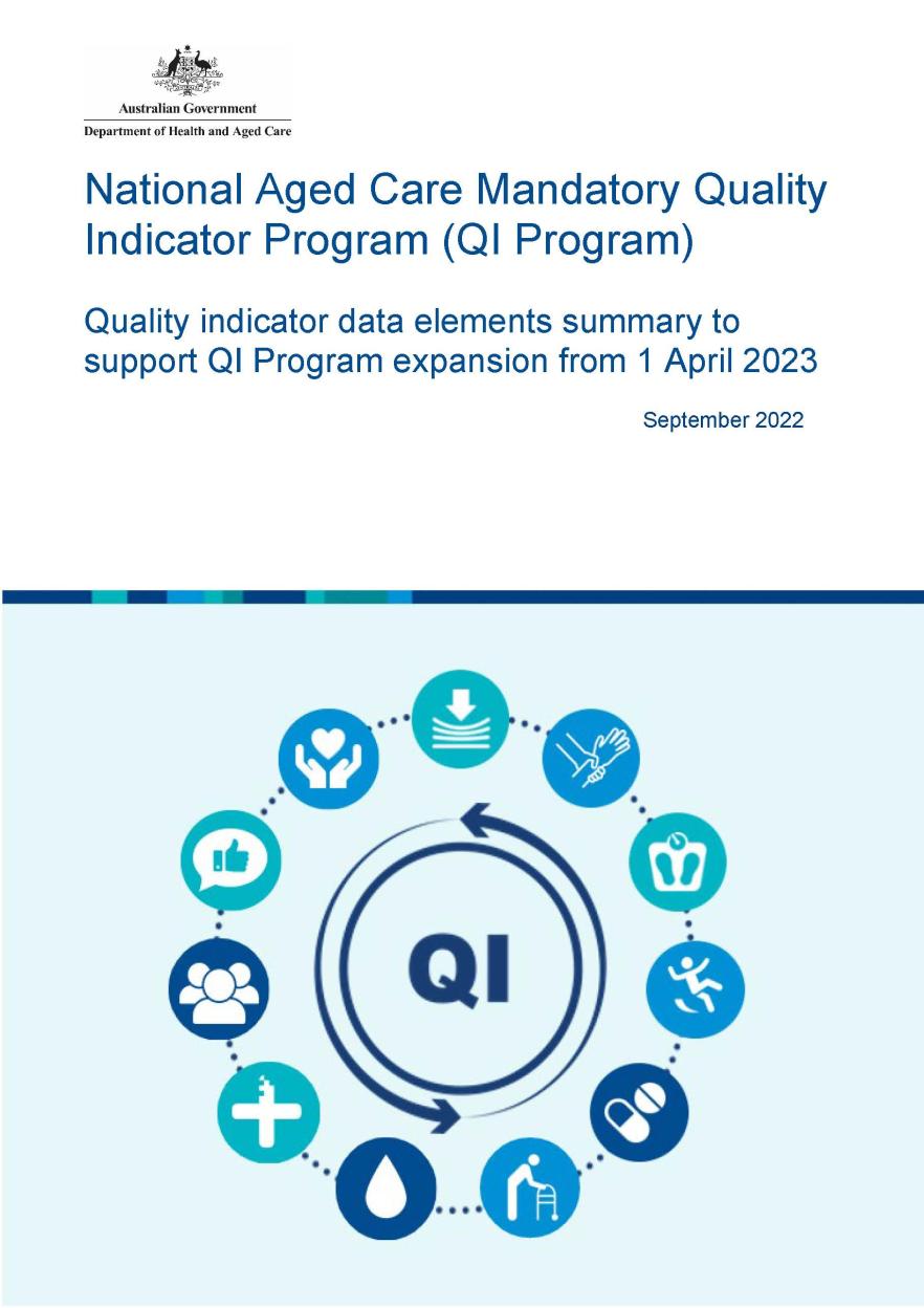 QI Program data elements summary