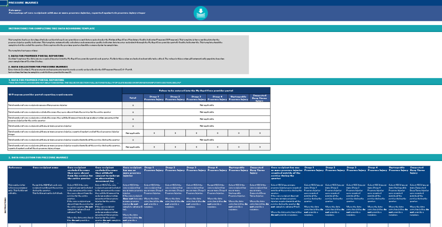 QI Program data recording templates | Australian Government Department ...