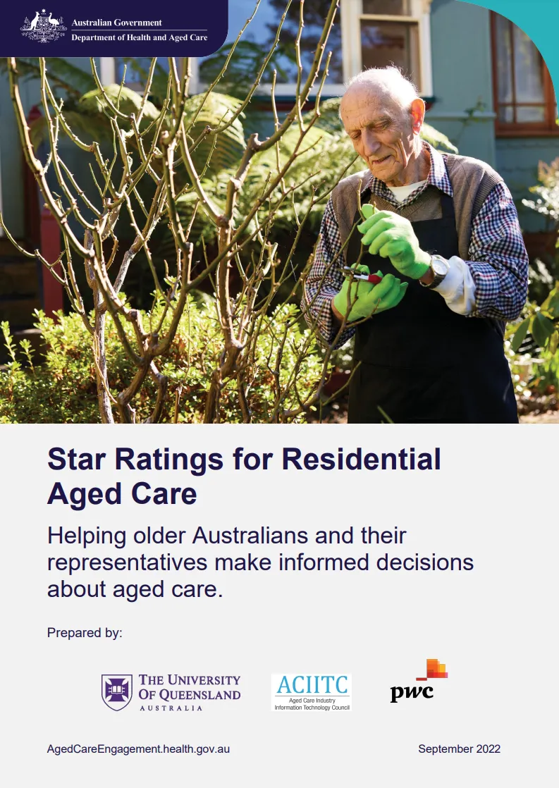 Star Ratings summary report