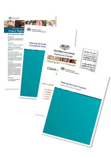 Hearing Services Program client resource collection