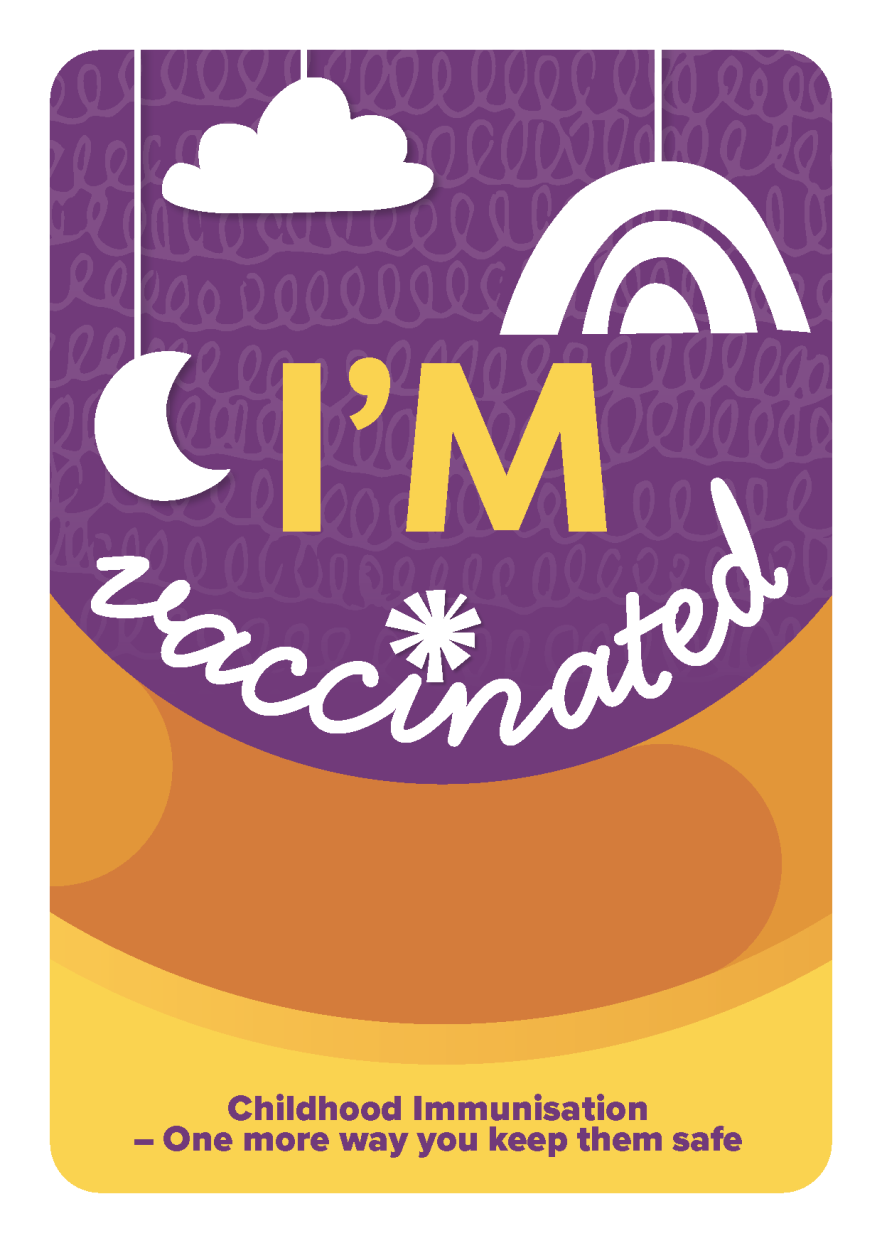 Vaccination milestone card – I'm vaccinated