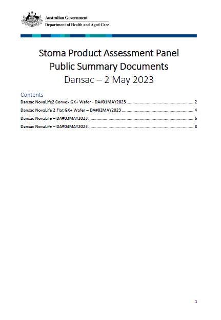 Dansac Public Summary Document Collection - May 2023