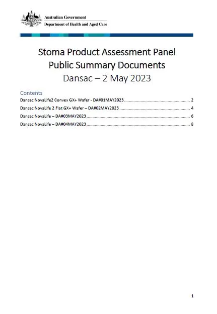 Dansac Public Summary Document Collection - May 2023