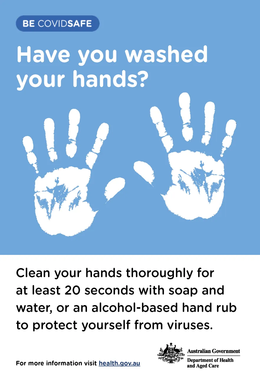 Have you washed your hands – COVID-19 and influenza poster