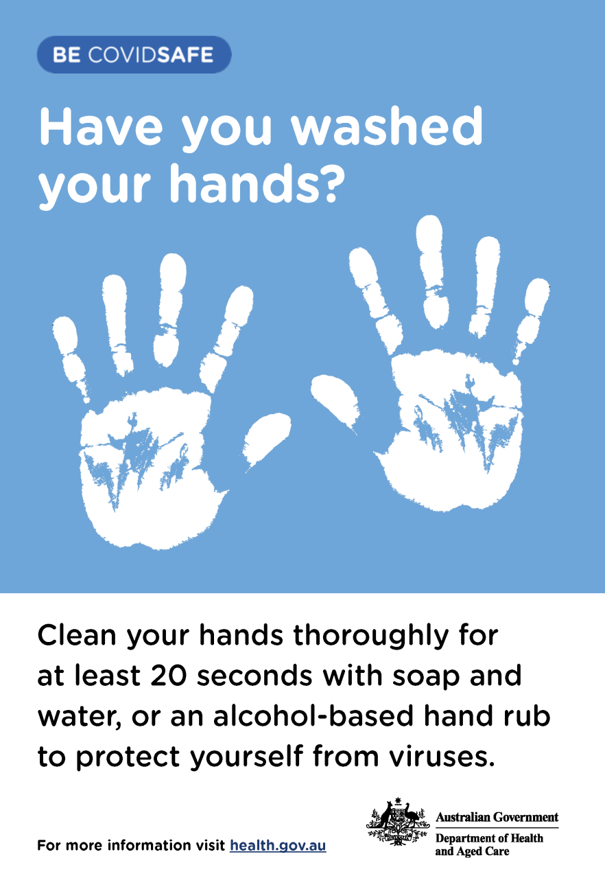 Have you washed your hands – COVID-19 and influenza poster