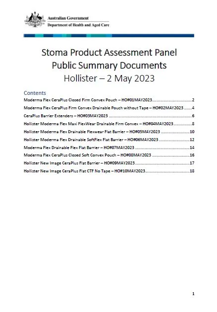 Hollister Public Summary Document Collection - May 2023