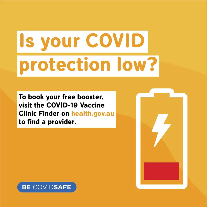 Is your COVID protection low? – Social media tile
