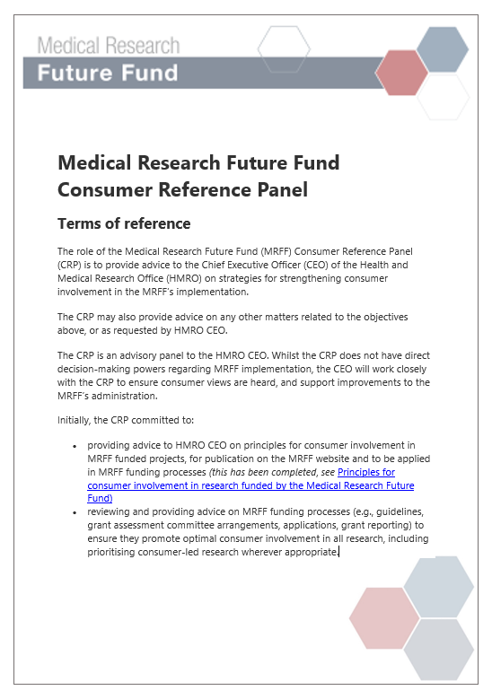 medical research future fund review