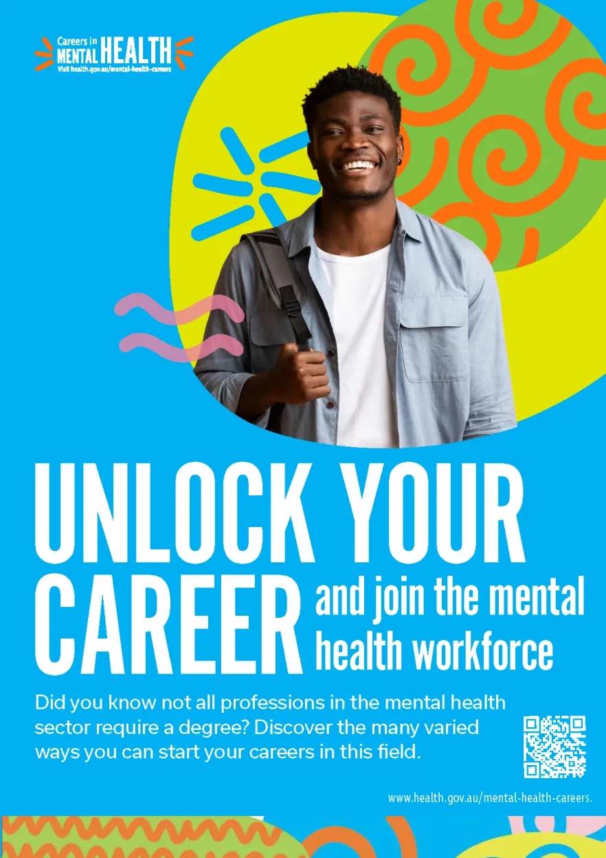Mental health careers – Poster – Unlock your career